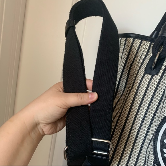 Karl Lagerfeld Large Striped Crossbody - Picture 8 of 16